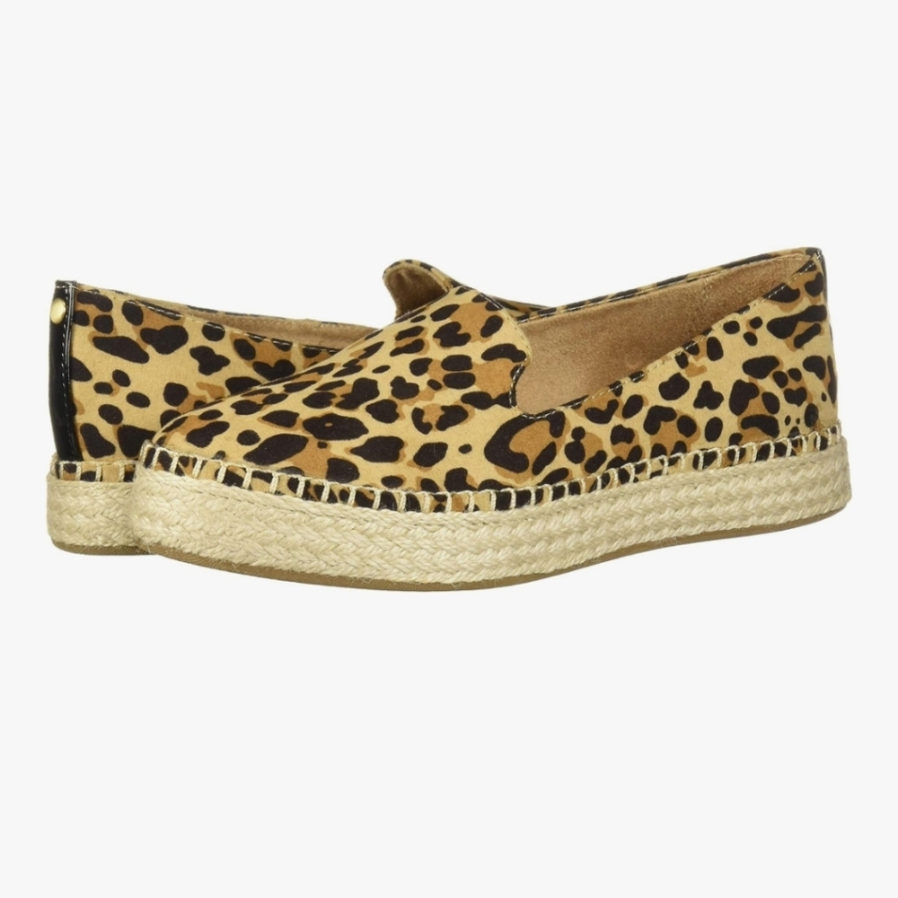 Dr. Scholl's Work Womens Find Me Loafers In Leopard Print Size 7